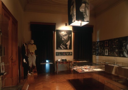 Jerzy Kosinski's room in the Museum of History of Lodz.